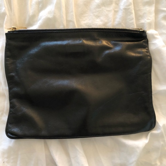 Marc Jacobs Black Leather Clutch Purse Bag - Picture 6 of 8